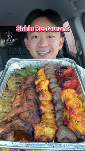 Trying Persian Food @Shirin Restaurant 🔥 #food #mukbang #persianfood #ramadan #asmr