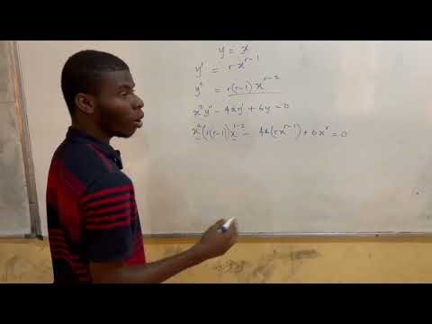 Cauchy Euler Differential Equation 