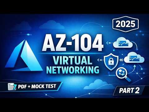 AZ-104 Virtual Networking Part 2 Real Exam Questions 2025