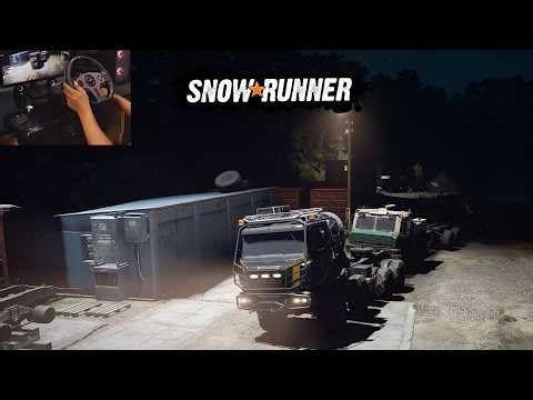 Snow Runner Gameplay - Dan - 96320 Truck Restore To The Garage !