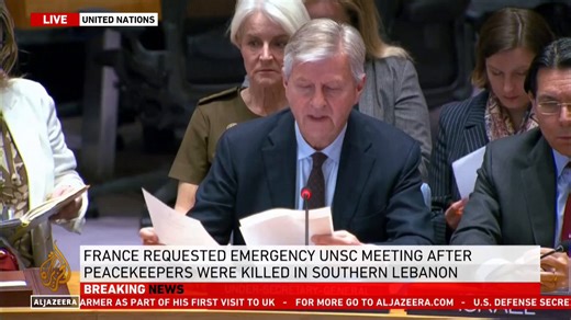 Absolute bombshell at the UN. Peacekeeping Chief confirms Israeli forces are killing and critically injuring UN peacekeepers in Lebanon. Indonesia just lost soldiers to an explosion. The world is watching Israel attack the UN with zero consequences.