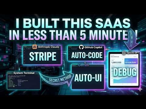How to Build a SaaS in Under 5 Minutes (Zero Coding Required)