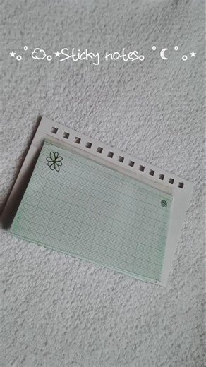 diy sticky notes 🍃 #stickynotes #aesthetic #green