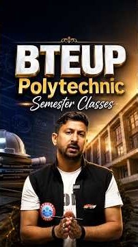 BTEUP Polytechnic Semester Classes Time Table | Polytechnic Free Classes #polytechnicclass