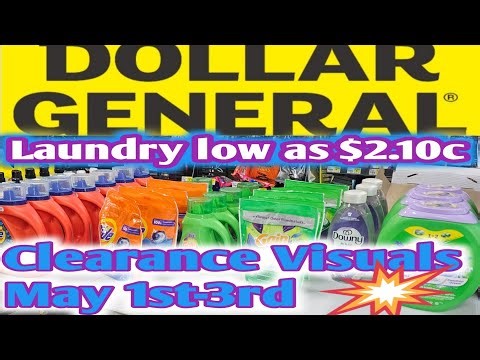 5/1-5/3/2026 🔥 Dollar General Clearance Visuals #laundry #dollargeneral #clearance 