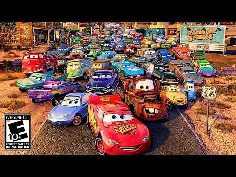 Every Car & 109 Paint Jobs in the Cars Video Game (Full Showcase)