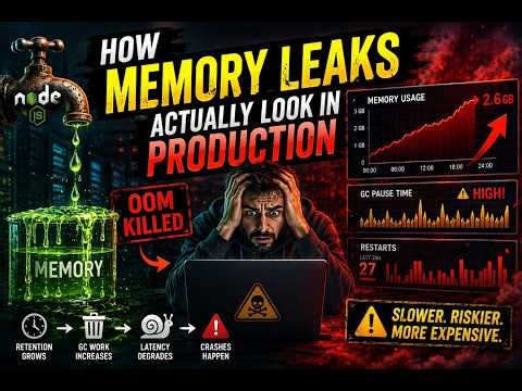 The Silent Memory Leak That Killed a Production API. Your Node.js Service Isn’t Crashing It’s Drown