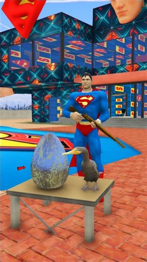 Superman Found ALEIN EGG On His House But Bird Steal And Fly Away To His Nest 😭 #gta5 #viral