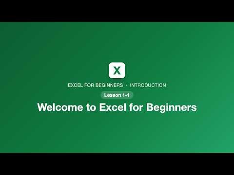 Excel for Beginners: Welcome to the Course (Full Free Tutorial)