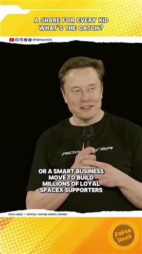 A SpaceX Share for Every Kid. What Does Elon Musk Gain?