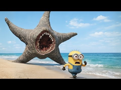 🛸💥 A Minion’s Shocking Encounter with an Alien UFO and a Giant Starfish!