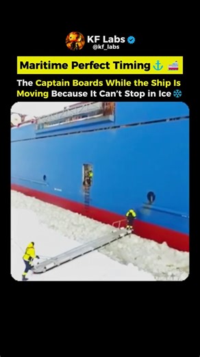 Why This Ship Can’t Stop — Even for the Captain ❄️🚢