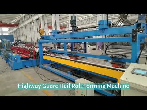 Revolutionizing Road Safety: SUNWAY's High-Speed Guard Rail Roll Forming Machine in Action