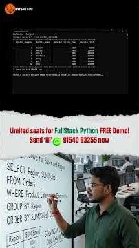 SQL SELECT Command Tutorial | Select Command in SQL | PythonLife