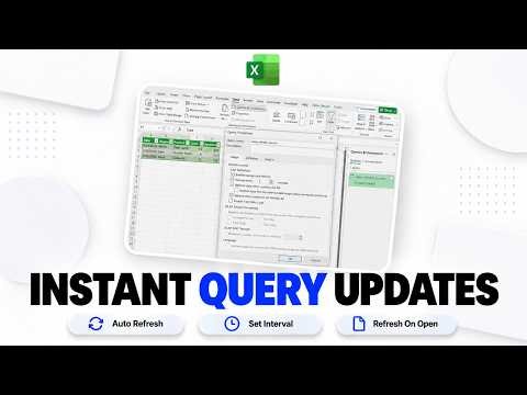How to Automate a Power Query Refresh in Excel (2026 Modern Refresh)