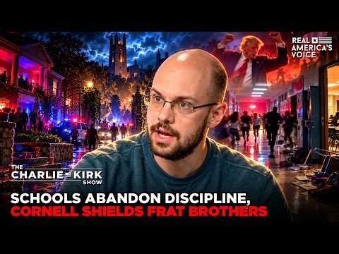 SCHOOLS ABANDON DISCIPLINE, CORNELL SHIELDS FRAT BROTHERS | CHARLIE KIRK SHOW