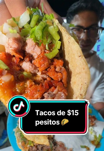 Tacos de $15 pesos en “Taqueria Lupita” 🌮 #tacos #lomabonita #Comida #reseñas #puebla