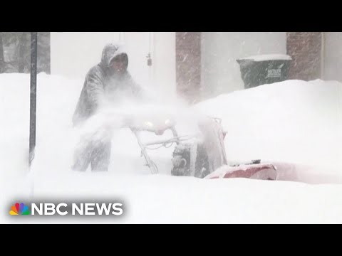 Winter blast brings heavy snow, damaging winds and ice