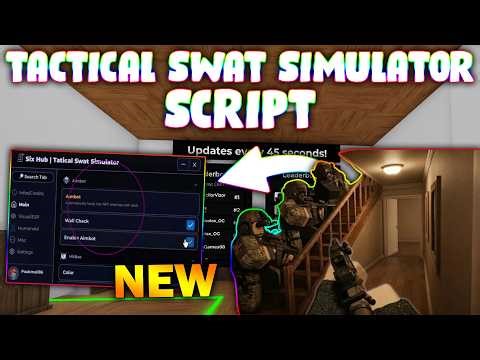 *NEW* Tactical: Swat Simulator Script (PASTEBIN 2026) ( ESP , AIM BOT , HITBOX , SPEED )