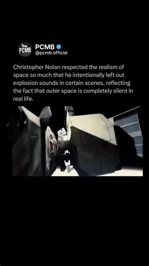 Christopher Nolan respected the realism of space so much that he intentionally left out explosion so