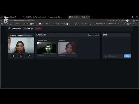 Real-Time Video Conferencing Application using Webrtc. 