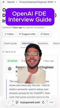 OpenAI FDE Interview Guide!