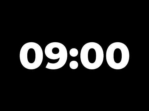 9 minute timer