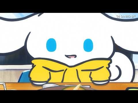 What does Cinnamoroll eat for his lunch after skiing? | I.CINNAMOROLL Animation
