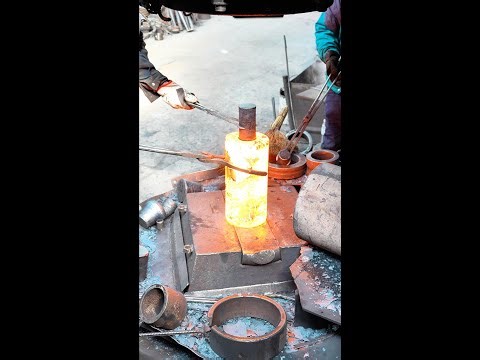 Inside the stress-relieving factory tour Watching This Forging Process Is Addictive #forging