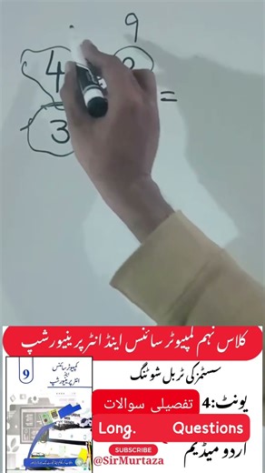 Class 9 Computer Science Chapter 4 | System Troubleshooting | Exercise Long Questions | Urdu Medium