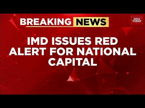 Delhi NCR Monsoon: IMD Issues Red Alert As Heavy Rain Triggers Flight Disruptions