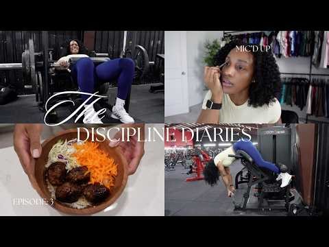 Discipline Diaries Ep. 3 | Progressive Overload 101 + My Full Lower Body Workout