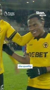 Wolves get their first win of the season and look how much it means to them 🤩 #PremierLeague