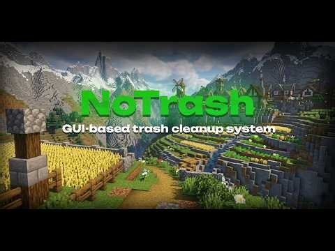 ⭐ NoTrash guide | Minecraft Plugin | 1.20+