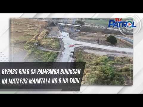 Bypass road sa Pampanga binuksan na matapos maantala ng 6 na taon | TV Patrol