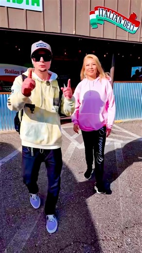 Brian Kelly on Instagram: "🚨 Spaghetti Eating Contest w/ @rainaiscrazy 👈.. @paladinositalian 👈 .. Ahhhh yeah.. ‼️😎‼️ #spaggetti #eatingchallenge #rainaiscrazy #arizona #paladinos #apachejunctionaz"