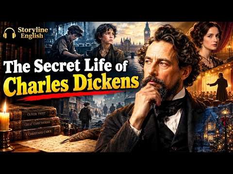 The Secret Life of Charles Dickens: His Hidden Struggles & Untold Story | English Listening Practice