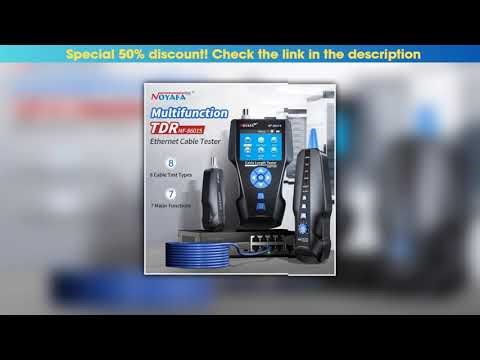 Deal NOYAFA NF-8601S Network Cable Tester Multifunction TDR Length With PoE/PING/Port Voltage Wire