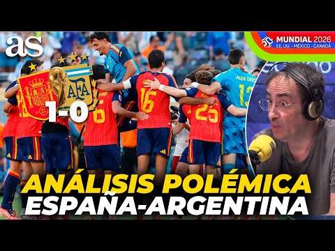 La POLÉMICA de la FINAL ESPAÑA - ARGENTINA: ITURRALDE analiza la ROJA a ENZO, GOLES ANULADOS...