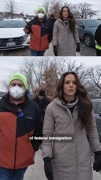 CNN reporter rides along with group monitoring immigration agent movement