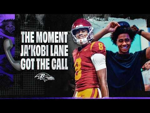 Inside the Ravens' Draft Call to Ja'Kobi Lane | Baltimore Ravens