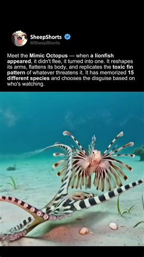 OCTOPUS THAT BECOMES ITS PREDATOR