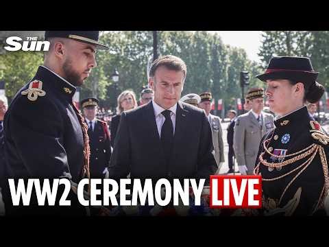 LIVE: Ceremony commemorating the end of World War II, in Paris