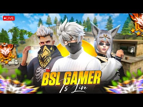 LIVE ON 🔴 Free Fire LIVE || FreeFire Live Stream || BSL GAMER
