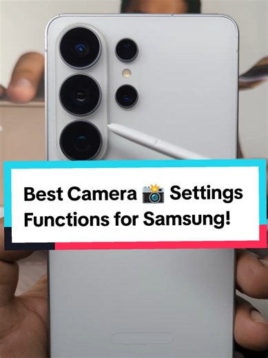 Best Camera 📸 Settings Functions for Samsung! #camera #functions #PhoneTricks #samsung #learnontiktok
