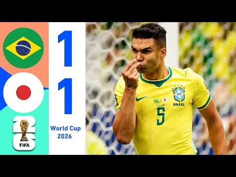 Brazil vs Japan 1-1 Highlights | All Goals & Extended Highlights | FIFA World Cup 2026