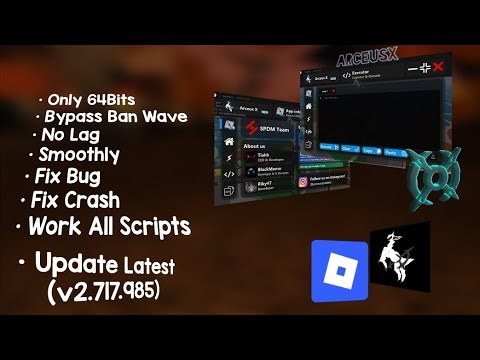 ArceusX - Update Latest (v2.717.985) Only 64Bits☑️ Fix Crash☑️ Bypass Ban☑️ Work All Scripts ☑️