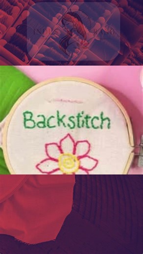 Creative Back Stitch Embroidery Ideas #BackStitch #HandEmbroidery #NeedleWork #TextileArt #Shorts