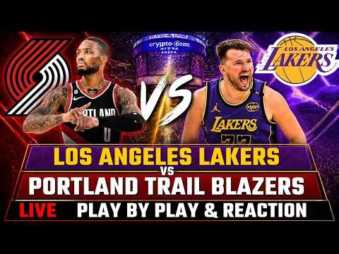 Los Angeles Lakers vs Portland Trail Blazers LIVE Play by Play & Reaction