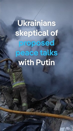 Ukrainians skeptical of proposed peace talks with Putin | DW News